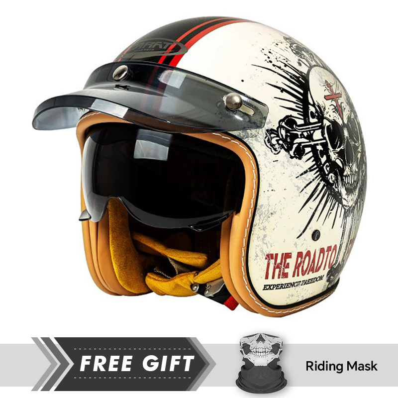 Motorcycle Gear In Store - DOT Approved Motorcycle Helmet Jet Helmet