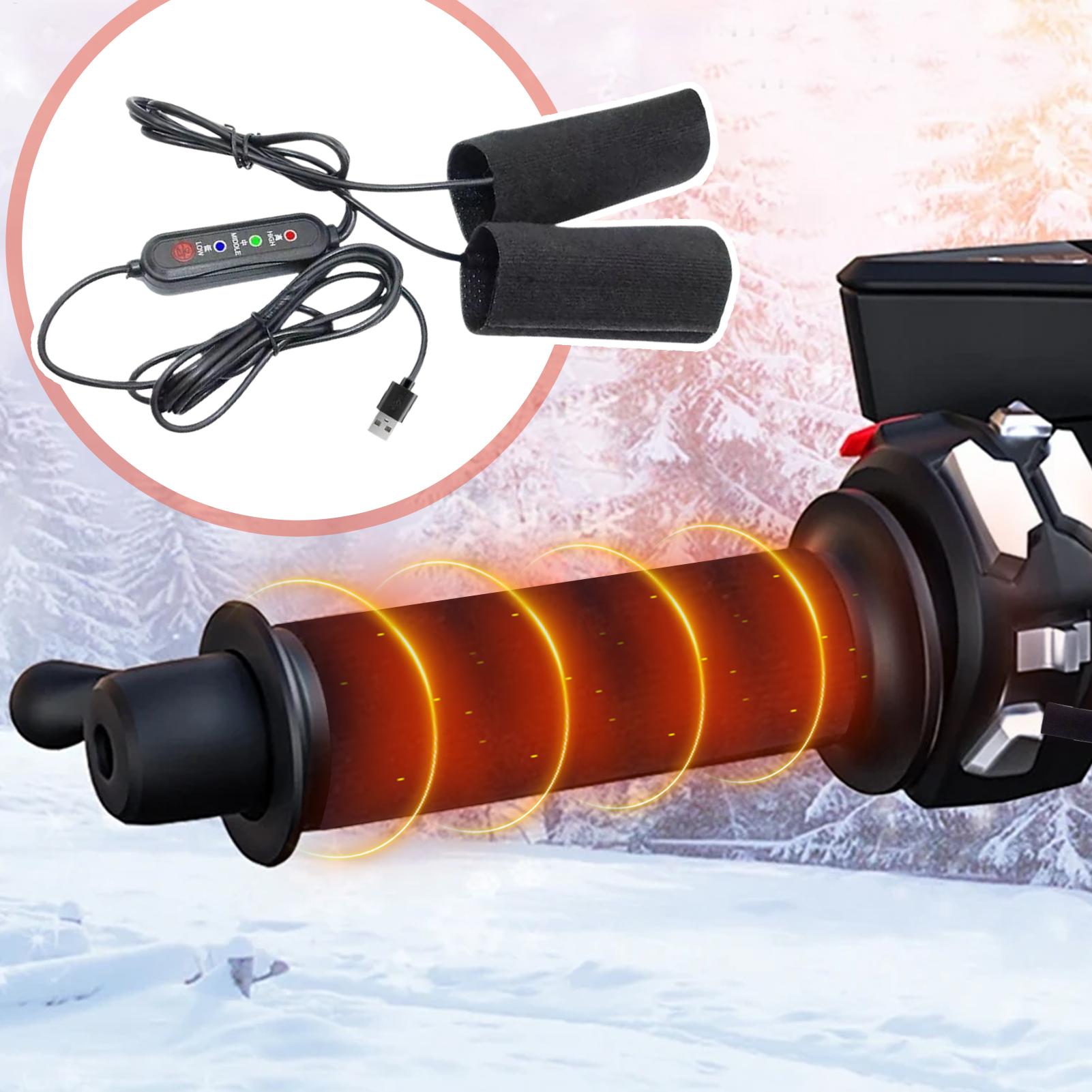 Handlebar Grip Heated - USB Heated Motorcycle Grips 3 Temperature
