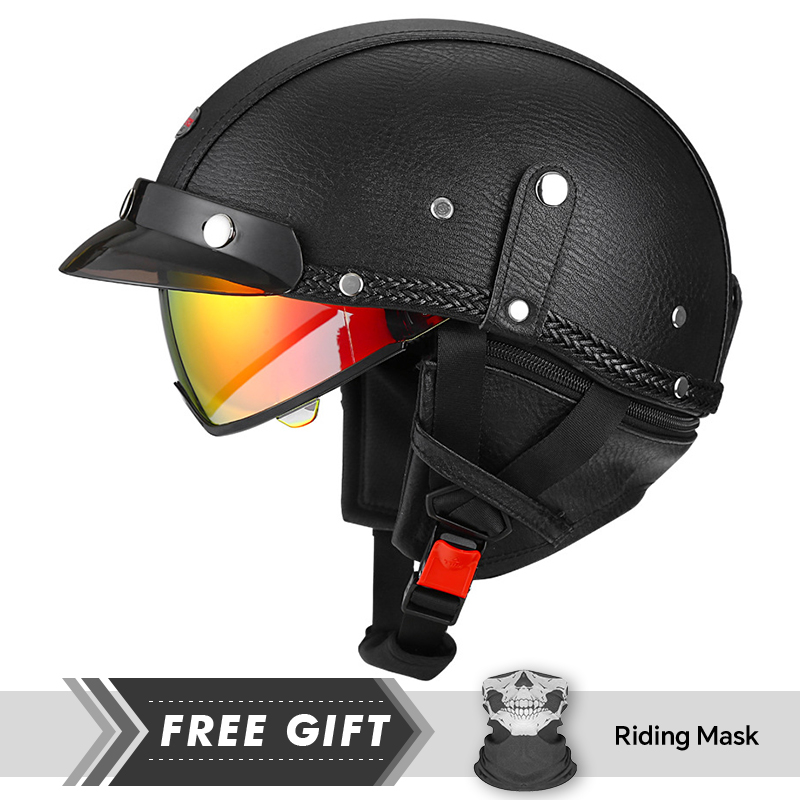Motorcycle Gear In Store - DOT Approved Men Women Half Face