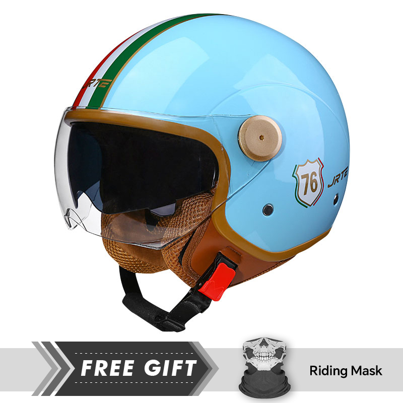 Motorcycle Gear In Store - Double Lens Open Face Motorcycle Helmets