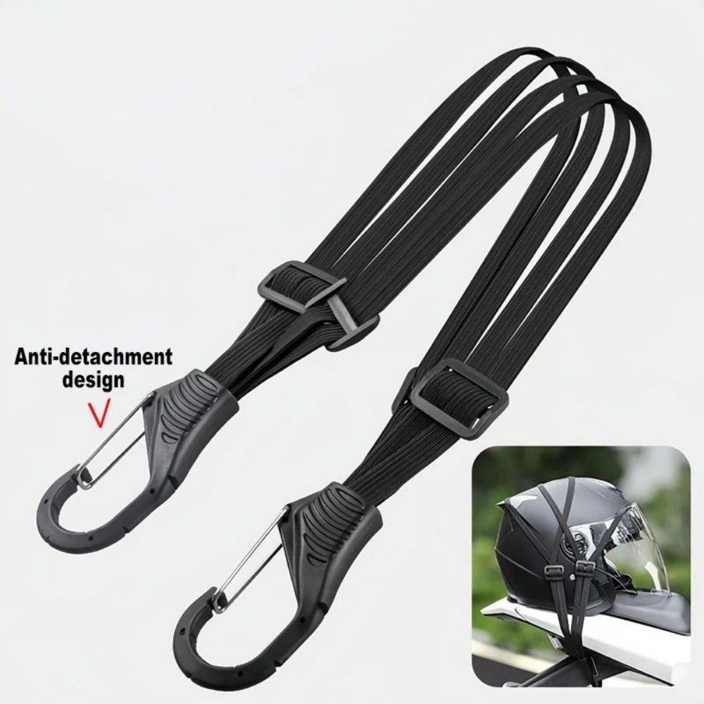 Motorcycle Gear Wall Mount - Motorcycle Luggage Strap Universal Elastic Suitcase