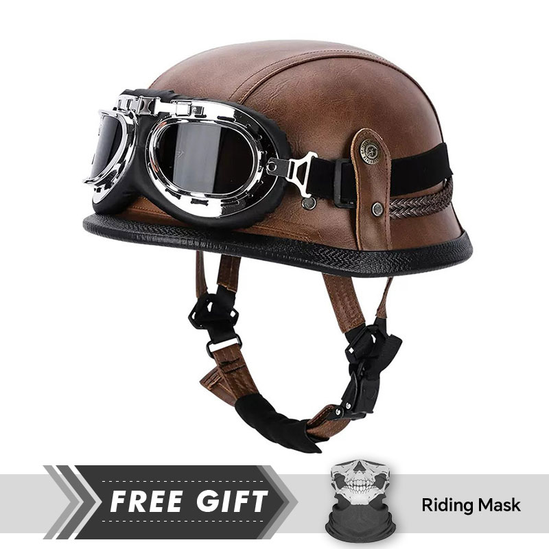 Classic Half Face Helmet Prote - đánh giá và giá Motorcycle Gear In Store