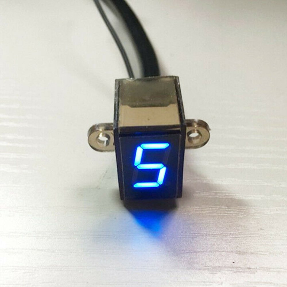LED Motorcycle Gear Indicator  - đánh giá và giá Motorcycle Gear Blue