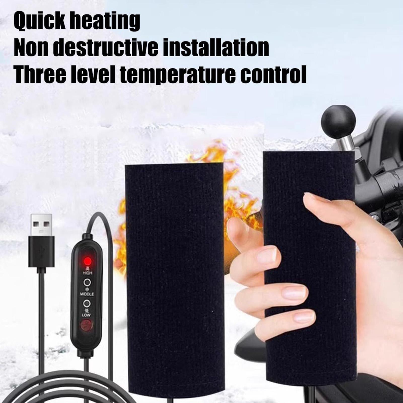 USB Heated Motorcycle Grips 3  - đánh giá và giá Handlebar Grip Heated