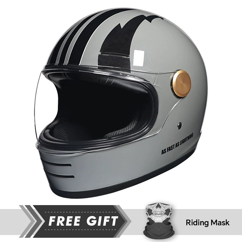 DOT Approved Retro Leather Ful - đánh giá và giá Motorcycle Gear In Store