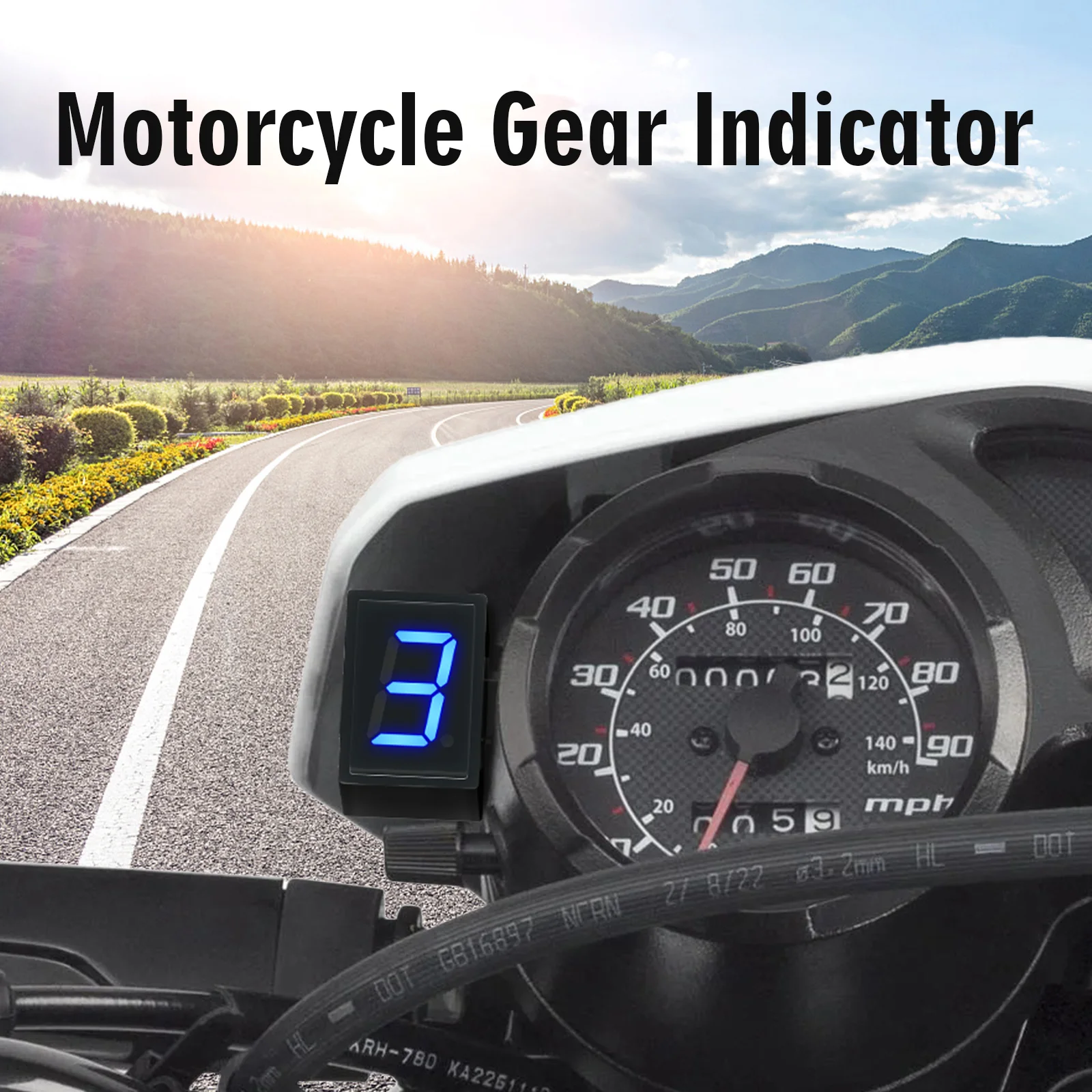 Super 6 Speed Display Universa - đánh giá và giá Motorcycle Gear Blue