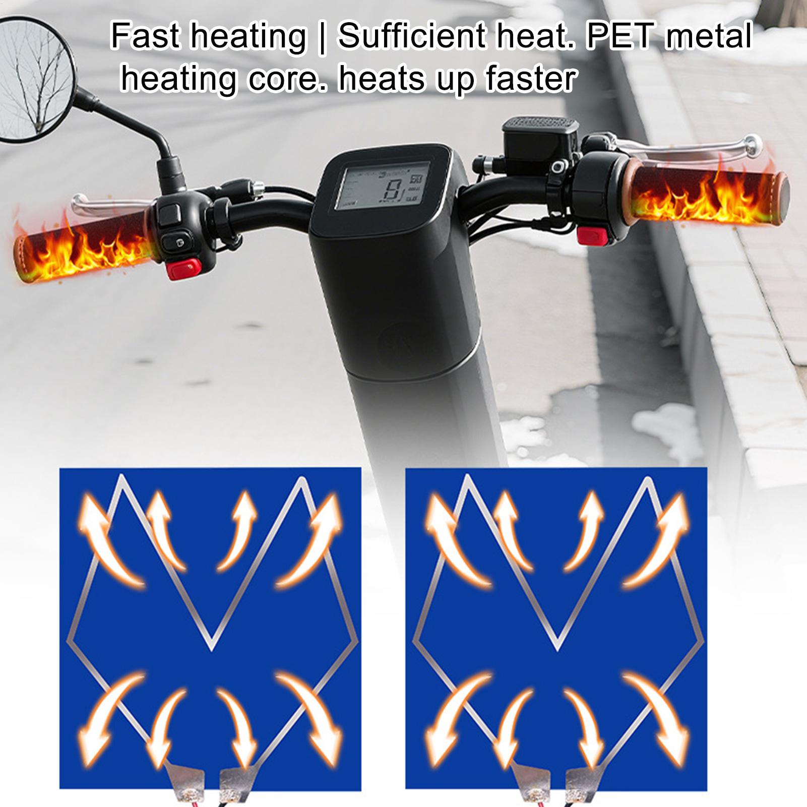Motorcycle Heated Grips 3-Temp - đánh giá và giá Handlebar Grip Heated
