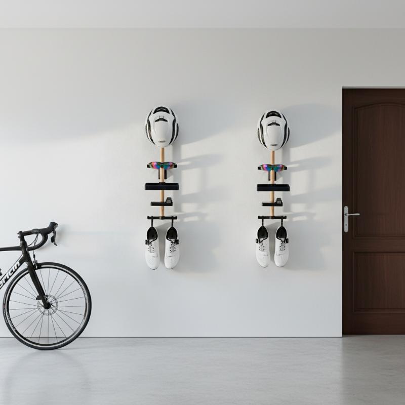 Bicycle Wall Storage 1 Set Bee - đánh giá và giá Motorcycle Gear Wall Mount