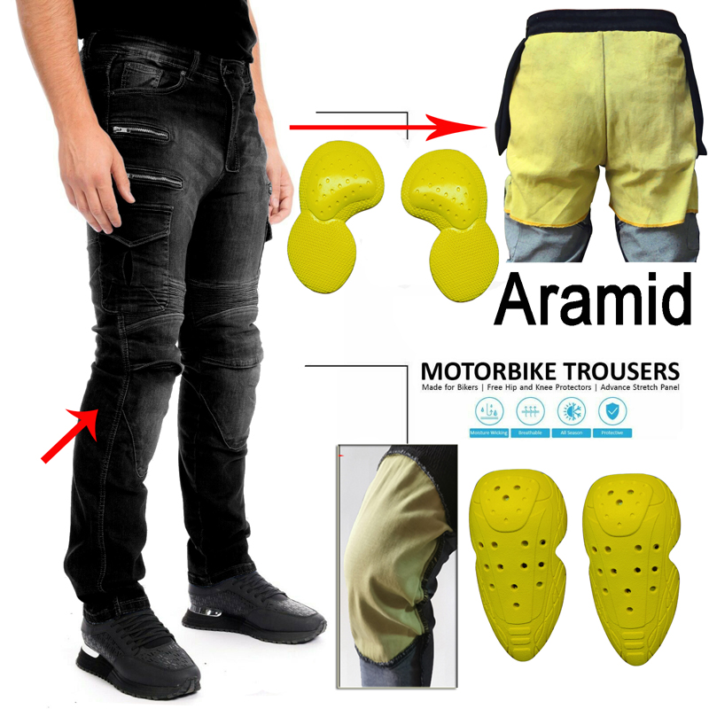 Motorcycle pants black Men zip - đánh giá và giá Motorcycle Gear Blue
