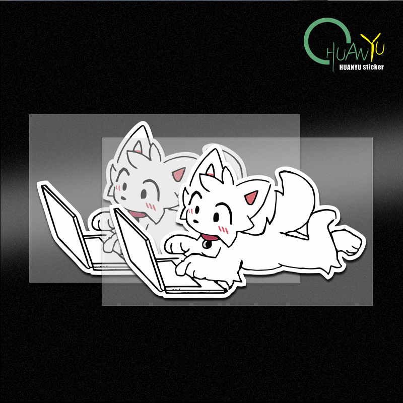 Cartoon anime dog reflective c - đánh giá và giá Motorcycle Gear Dogs