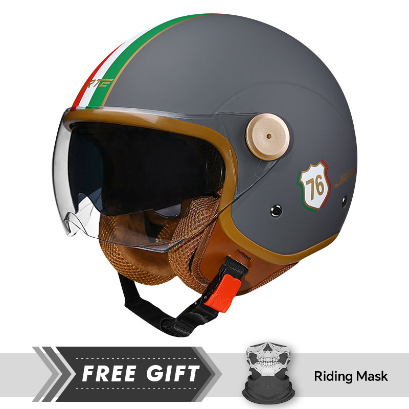 Double Lens Open Face Motorcyc - đánh giá và giá Motorcycle Gear In Store