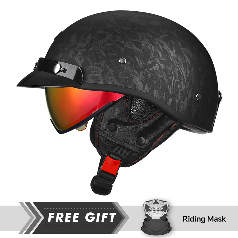 Half Motorcycle Helmet DOT ECE - đánh giá và giá Motorcycle Gear In Store