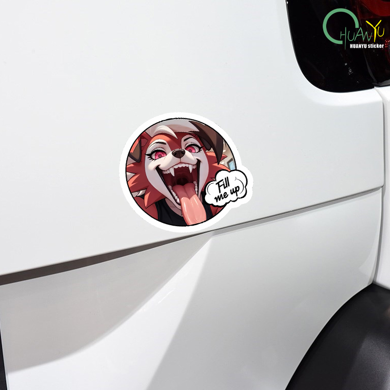 Car sticker fox dog head perso - đánh giá và giá Motorcycle Gear Dogs