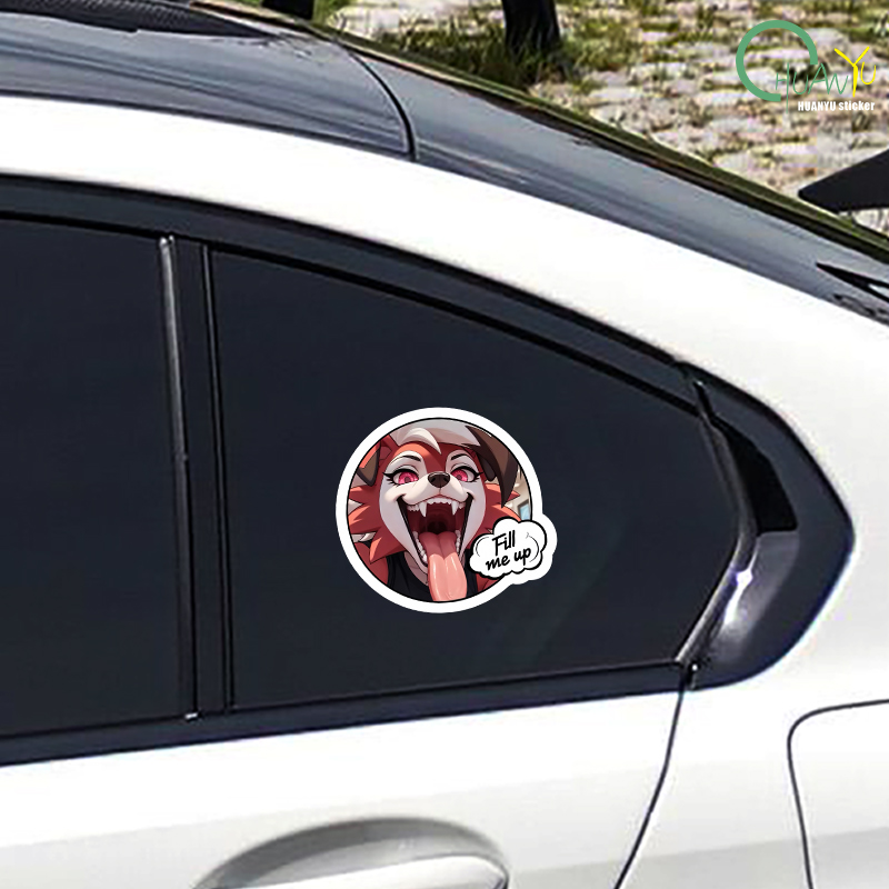 Car sticker fox dog head perso - đánh giá và giá Motorcycle Gear Dogs